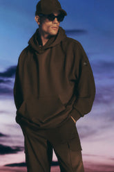 Double Take Hoodie - Espresso