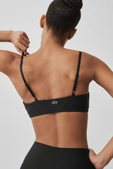 Airlift Fine Line Bra - Black