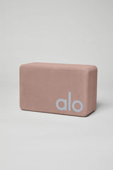 Uplifting Yoga Block - Smoky Quartz/Silver