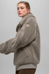 Sherpa Downtown Jacket - Light Cocoa