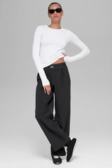 Alosoft Finesse Long Sleeve - White