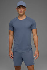 Idol Crewneck Short Sleeve - Bluestone