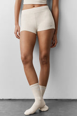Sway My Way Micro Short - Oatmeal Heather