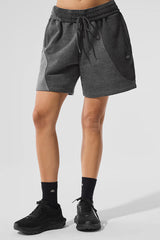 7" Make Waves Short - Dark Heather Grey Tonal