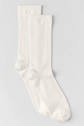Cashmere Mesh Sock - Ivory