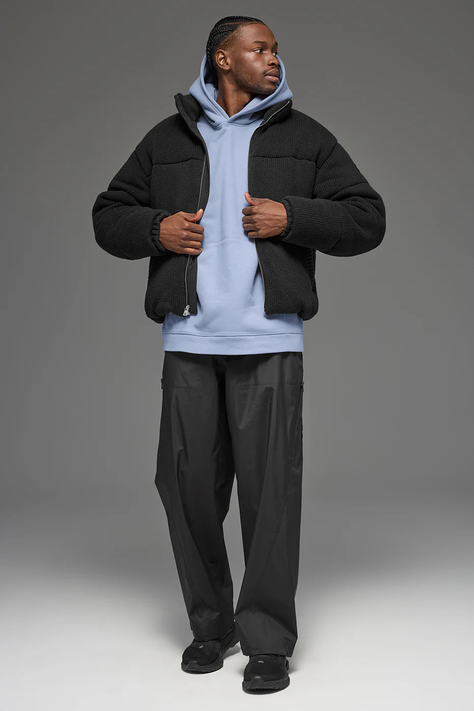 Stage Sweater Puffer - Black