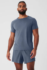Triumph Raglan Tee - Bluestone