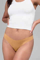 Airbrush Invisible Thong - Sand
