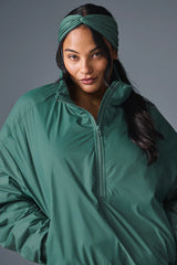 Latitude Light Weight 1/2 Zip Pullover Jacket - Winter Ivy