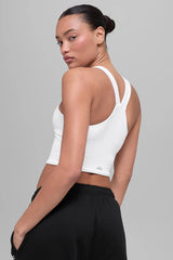Airbrush Real Bra Tank - White