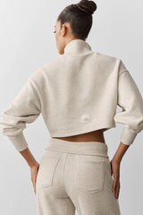 Cropped Serenity Coverup - Oatmeal Heather