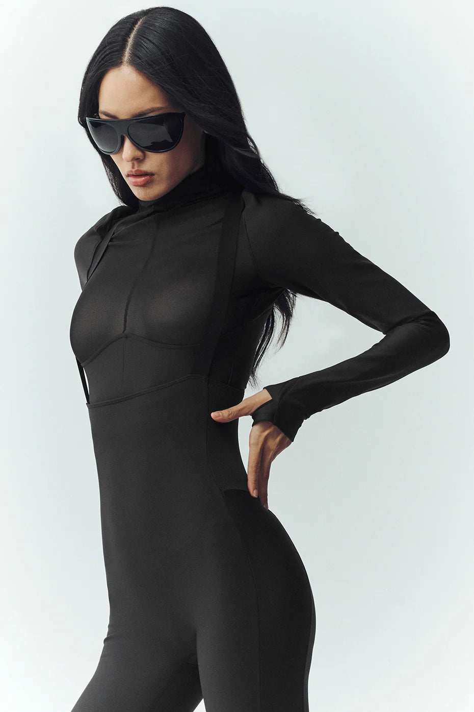 Airlift Winter Warm Mesh Ski Time Long Sleeve - Black